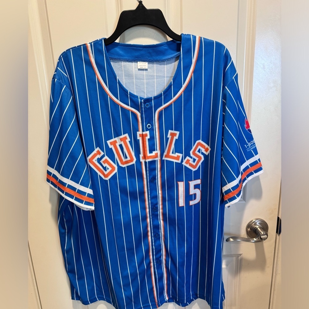 Blue Striped Men's Jersey